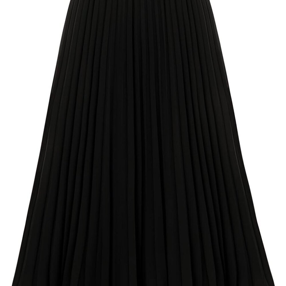 Pleated Skirt for Women High Waist Irregular A-line Maxi Long Victorian Skirts